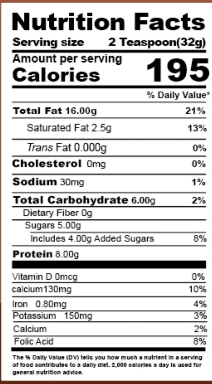Peanut Butter Organic With Belgian Dark Chocolate (KETO) 350g| 60% Dark Chocolate