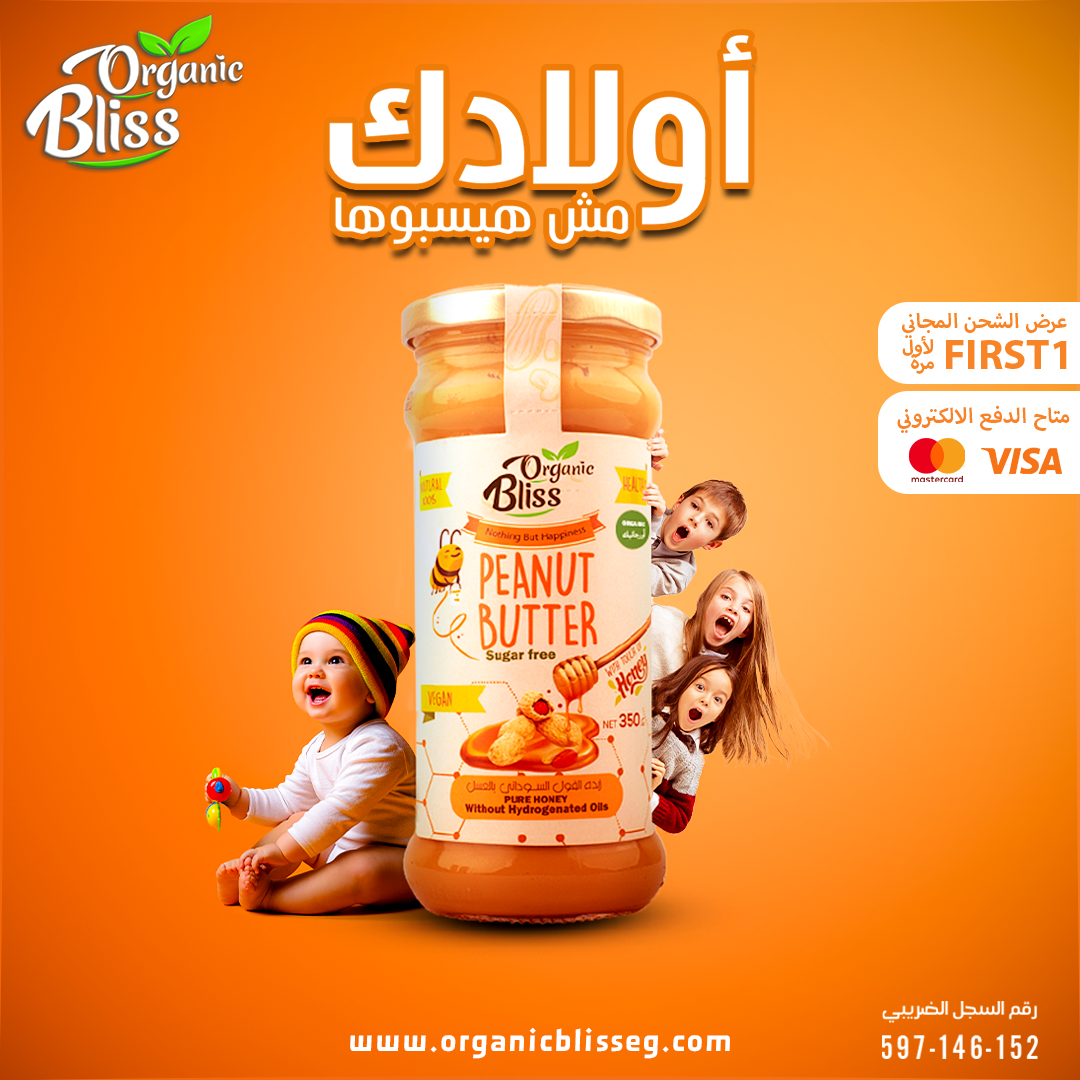 Peanut Butter Organic Bliss With Pure Honey |Sugar Free| Healthy 350g