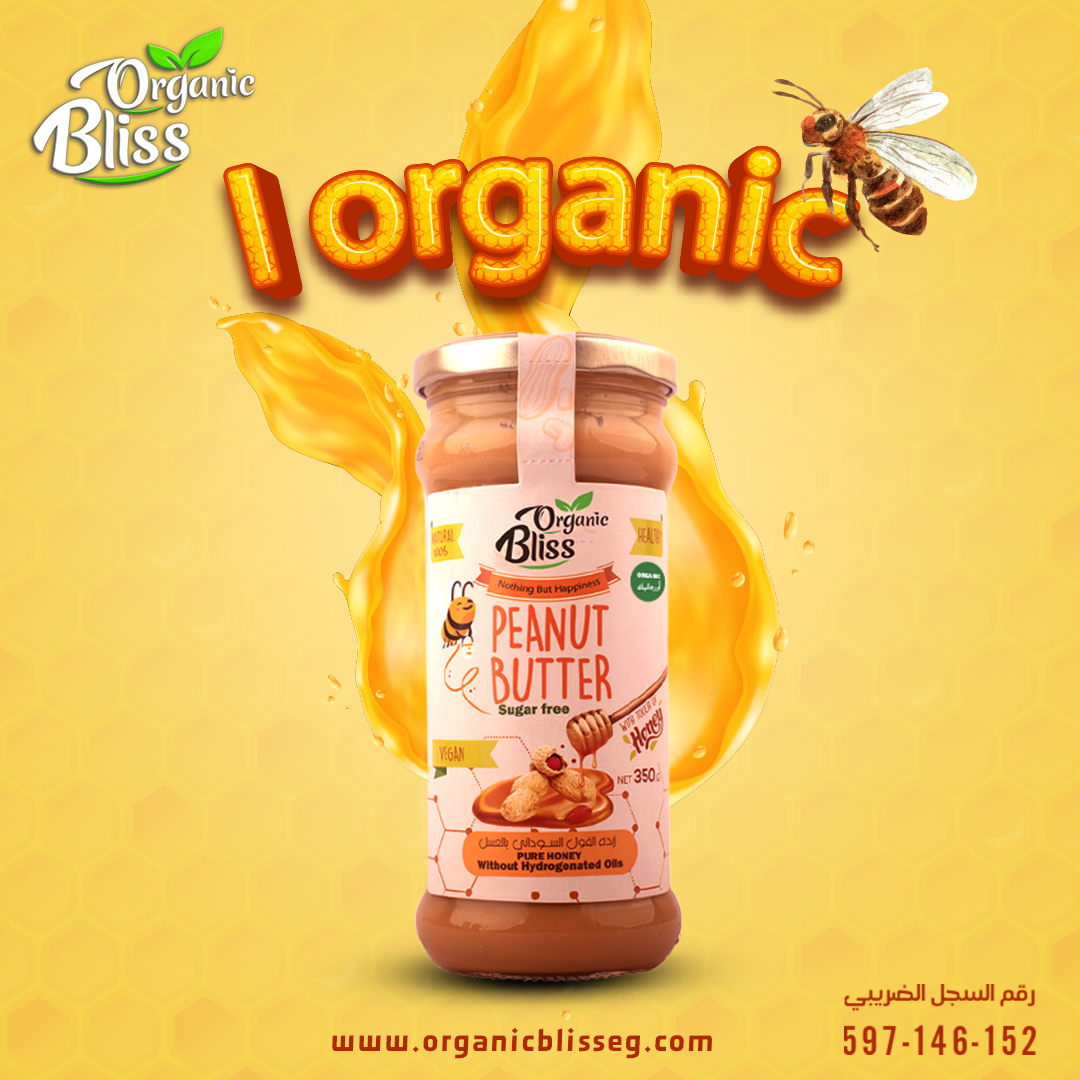 Peanut Butter Organic Bliss With Pure Honey |Sugar Free| Healthy 350g